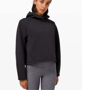 Lululemon AirWrap Pullover Modal Hoodie, Black - Sz 8